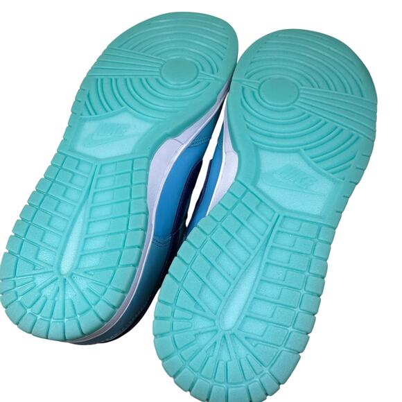 Nike Dunk Low SE Blue Orange Men’s 10/Wmns 11.5 Glow Sole Streetwear NWOB - Picture 10 of 10